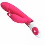 Wibrator króliczek Pretty Love Gene różowy 30 funkcji 20 cm - 4